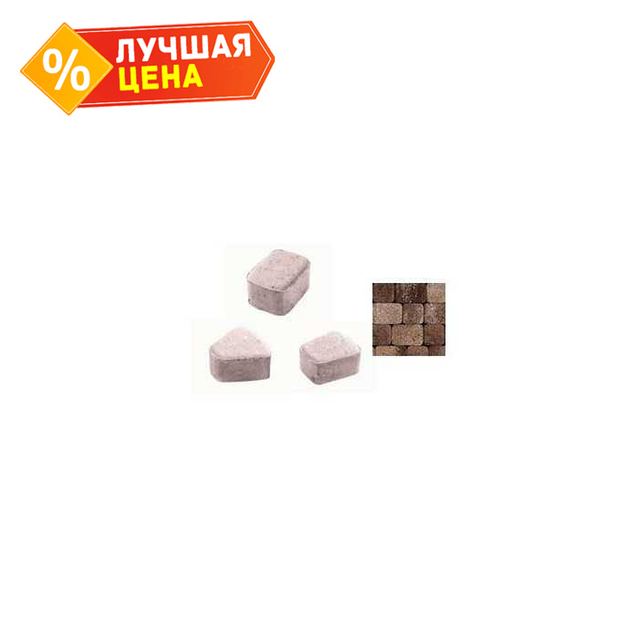 Плитка тротуарная Классико Б.2.КО.6 Листопад гладкий xаски