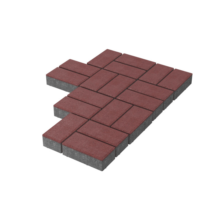 Брусчатка Stellard 200х100х40 мм Красный