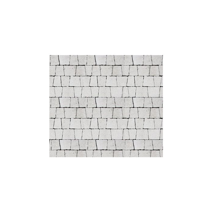 Тротуарный камень Выбор Антик Стоунмикс Б.3.А.6 60мм Белый